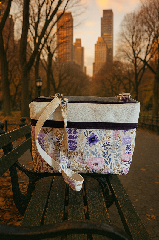 -Sinfonia Floreale - Pochette doppia Zip -