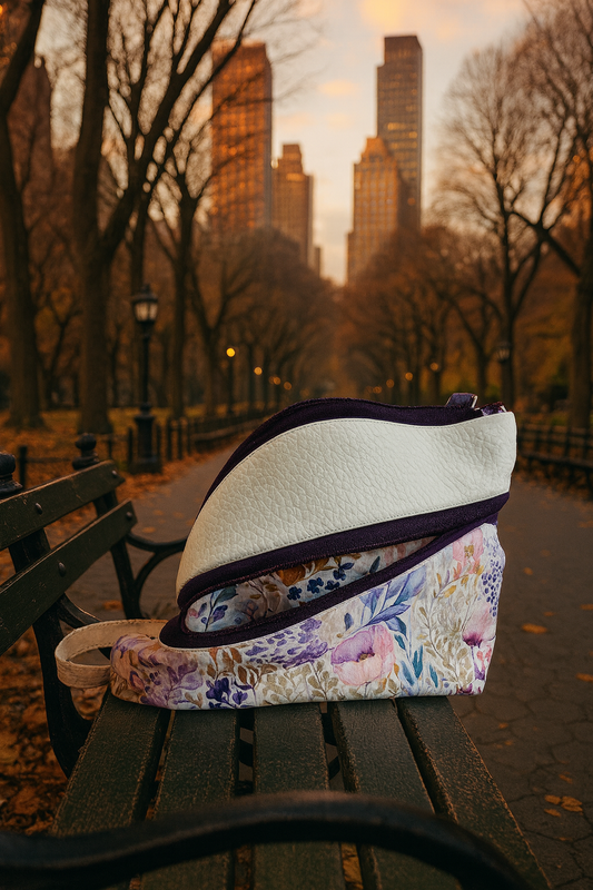 -Sinfonia Floreale - Pochette doppia Zip -